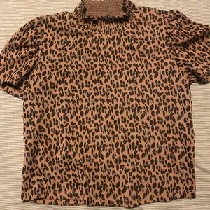 H&M Cheetah Crop Top